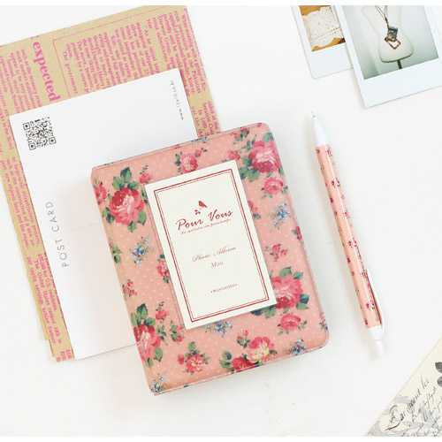 Wanna this Pour vous flower pattern instax mini photo album