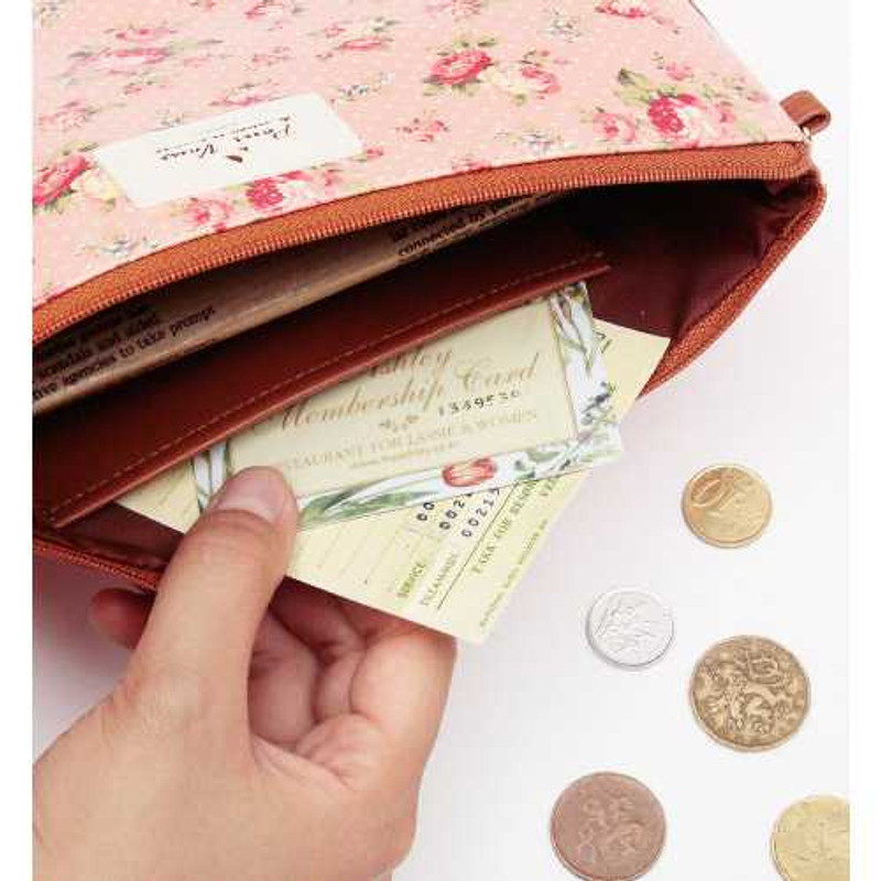 Wanna This Pour vous flower pattern clutch bag large