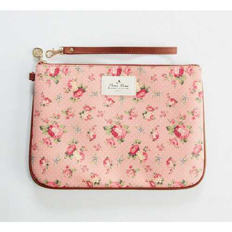 Wanna This Pour vous flower pattern clutch bag large