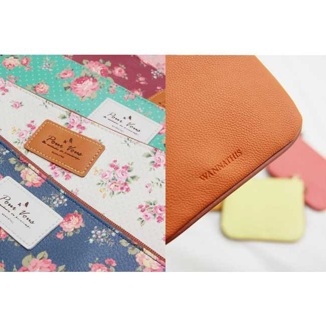Wanna This Pour vous flower pattern clutch bag medium