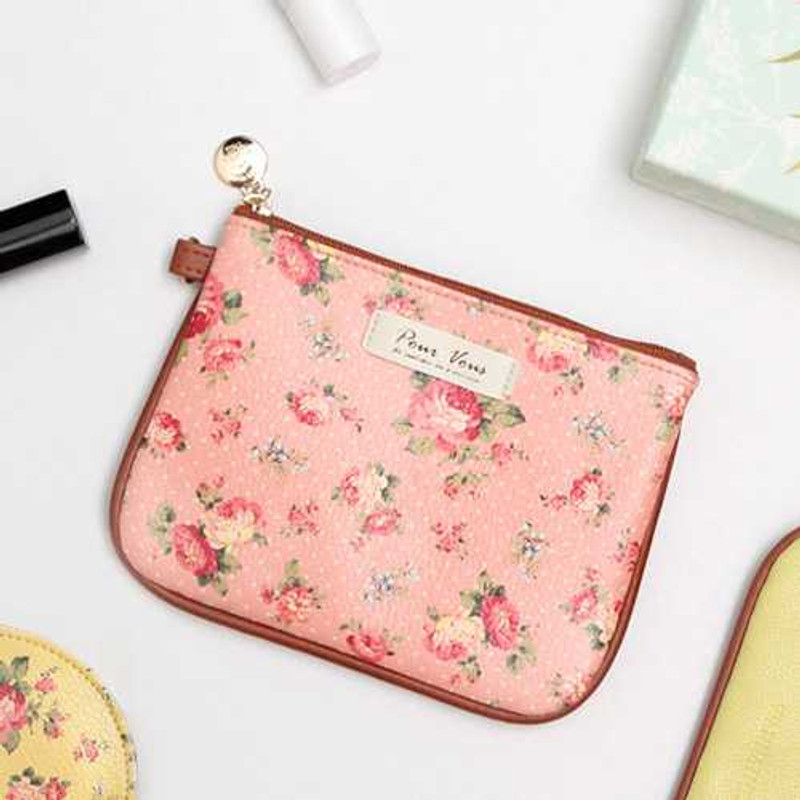 Wanna This Pour vous flower pattern clutch bag small
