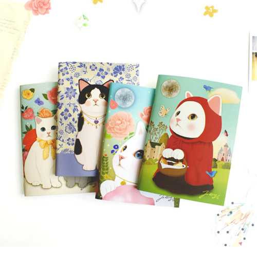 Jetoy Choo Choo cat mini lined notebook