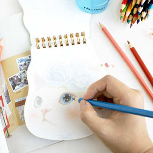 Jetoy Choo Choo cat dolly wirebound notepad