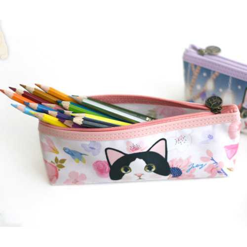 Jetoy Choo Choo cat lalala pencil case