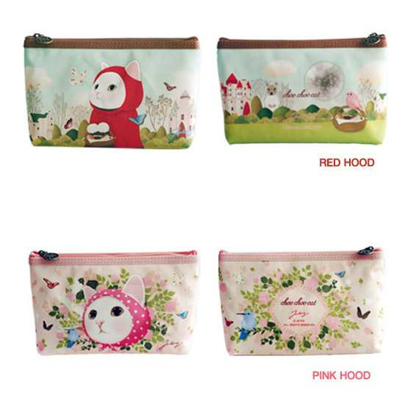 Jetoy Choo Choo cat lalala zipper pouch Jetoy Choo Choo cat lalala zipper pouch
