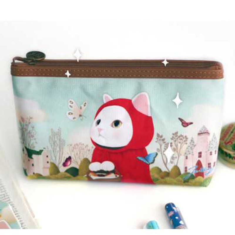 Jetoy Choo Choo cat lalala zipper pouch Jetoy Choo Choo cat lalala zipper pouch