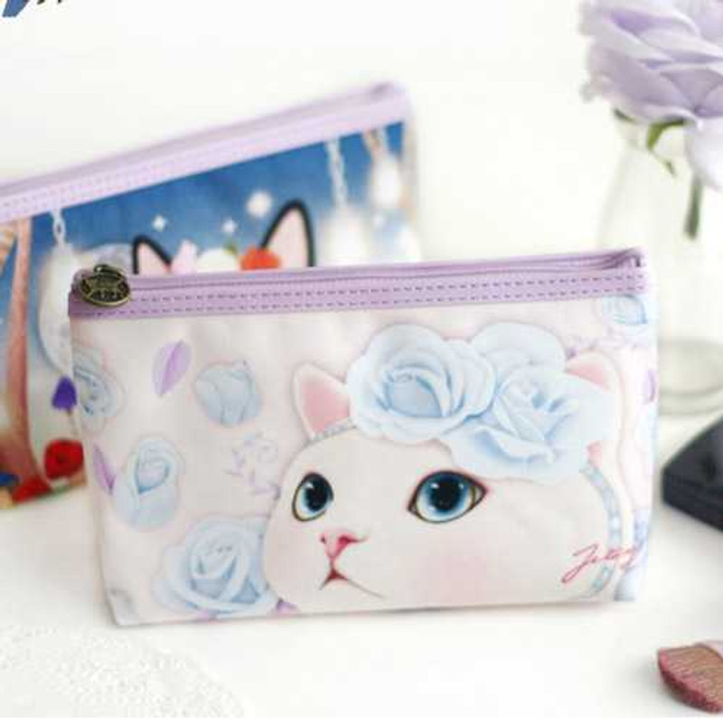 Jetoy Choo Choo cat lalala zipper pouch Jetoy Choo Choo cat lalala zipper pouch