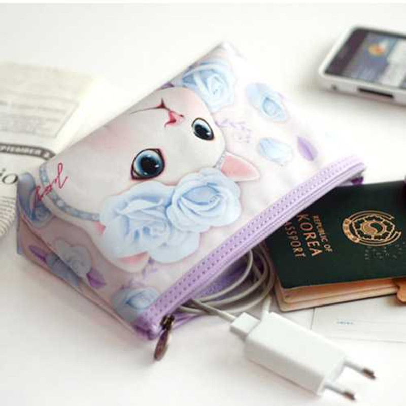 Jetoy Choo Choo cat lalala zipper pouch Jetoy Choo Choo cat lalala zipper pouch