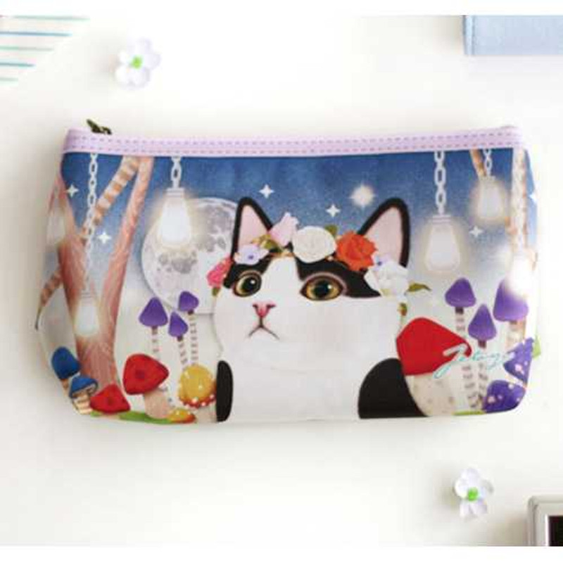 Jetoy Choo Choo cat lalala zipper pouch Jetoy Choo Choo cat lalala zipper pouch