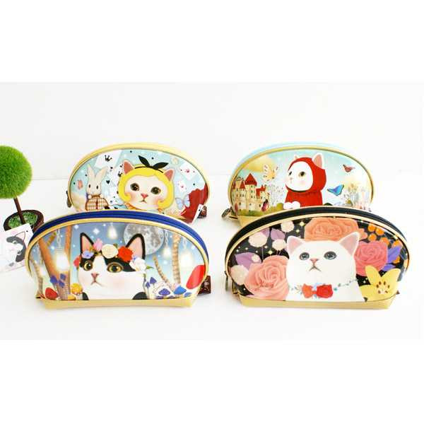 Jetoy Choo Choo cat bang bang zipper pouch