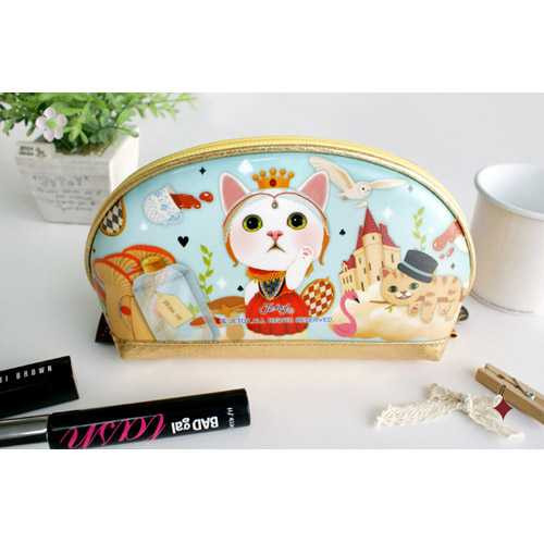 Jetoy Choo Choo cat bang bang zipper pouch