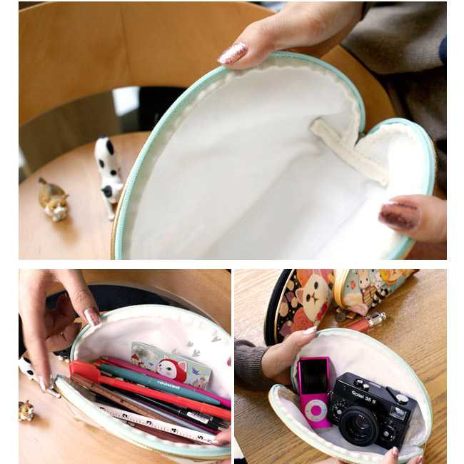 Jetoy Choo Choo cat bang bang zipper pouch