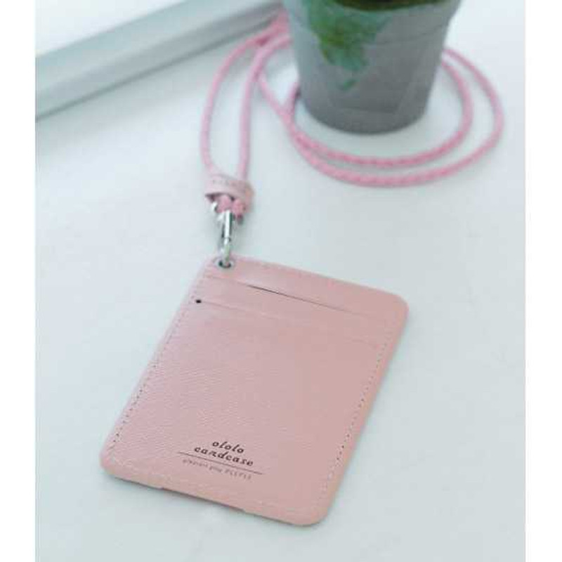 PLEPLE Ololo pattern flat card holder case small