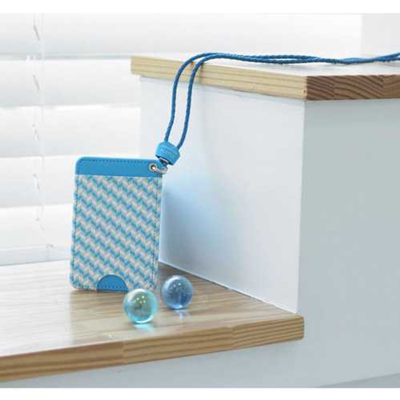 PLEPLE Ololo pattern flat card holder case small