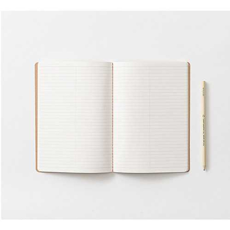 Ardium Thread stitching kraft nature lined notebook set medium