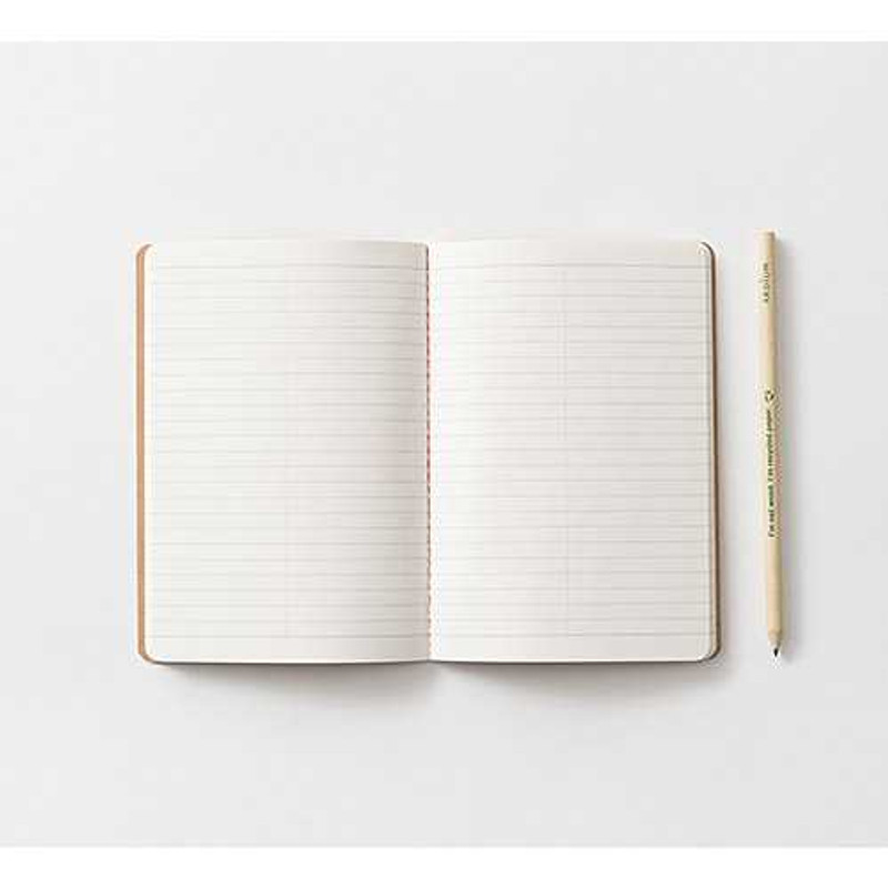 Ardium Thread stitching kraft nature lined notebook set small Ardium Thread stitching kraft nature lined notebook set small