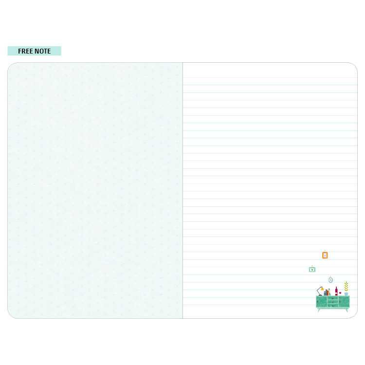 Ardium Premium scandinavia pattern undated journal diary