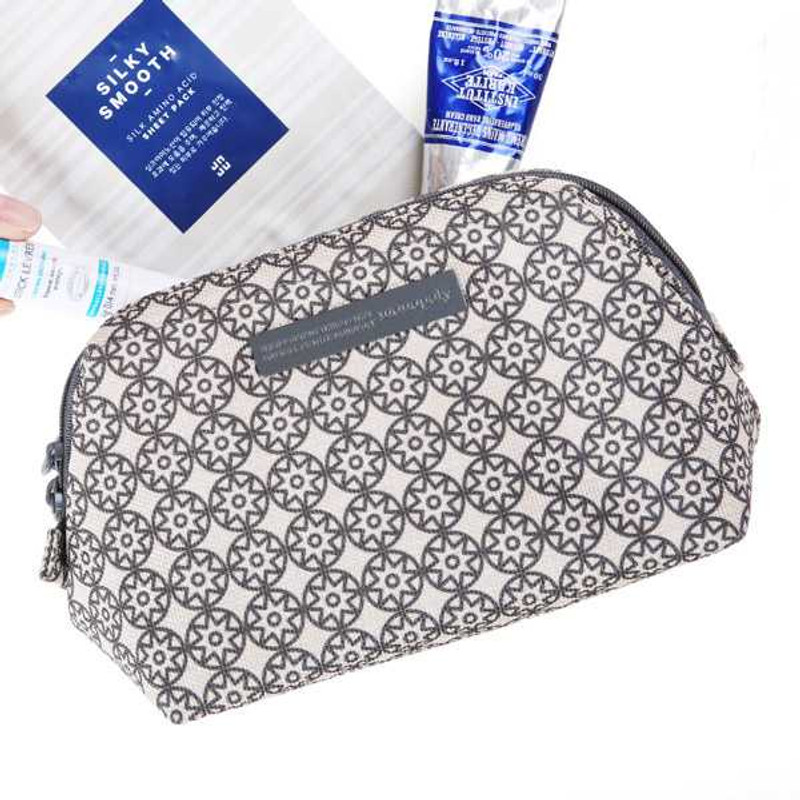 Monopoly Nature motif pattern wire travel beauty pouch Monopoly Nature motif pattern wire travel beauty pouch