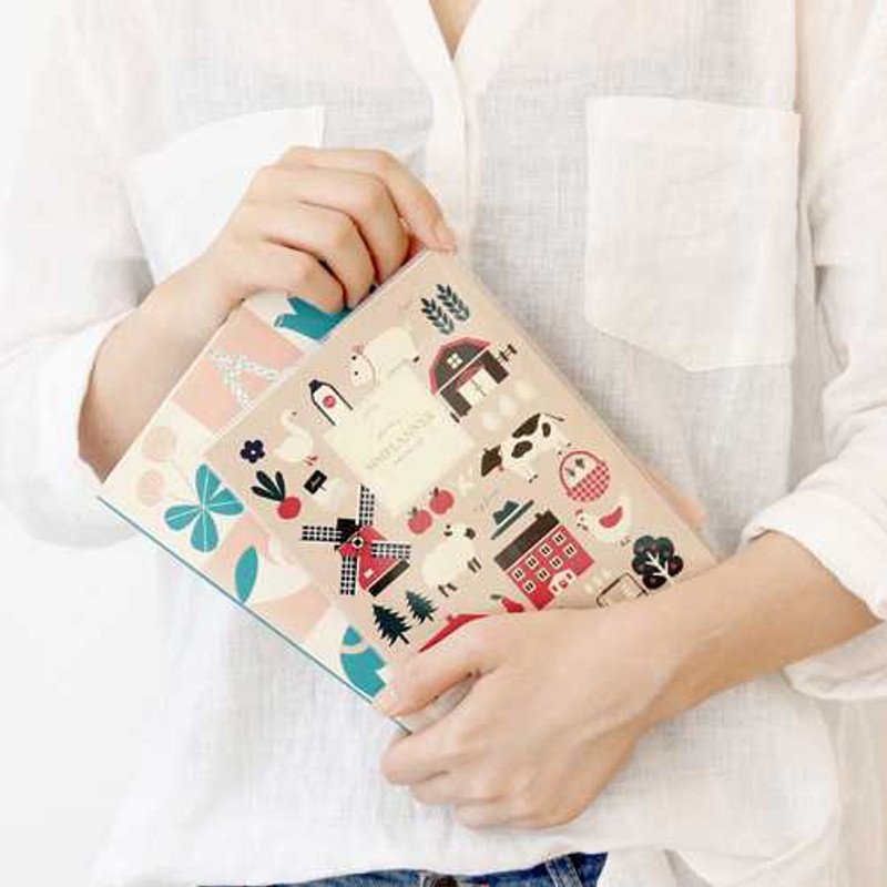 2015 Gunmangzeung Simple light monthly small dated planner