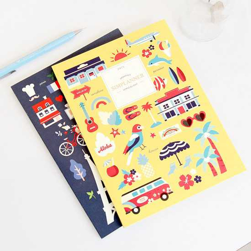 2015 Gunmangzeung Simple light monthly small dated planner