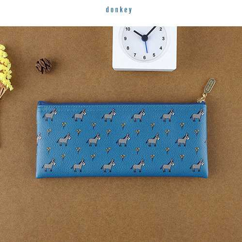 Livework Jam Jam cute pattern wide zipper pouch