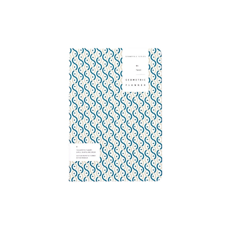 Twist - Crystal - Ardium Geometric pattern undated planner
