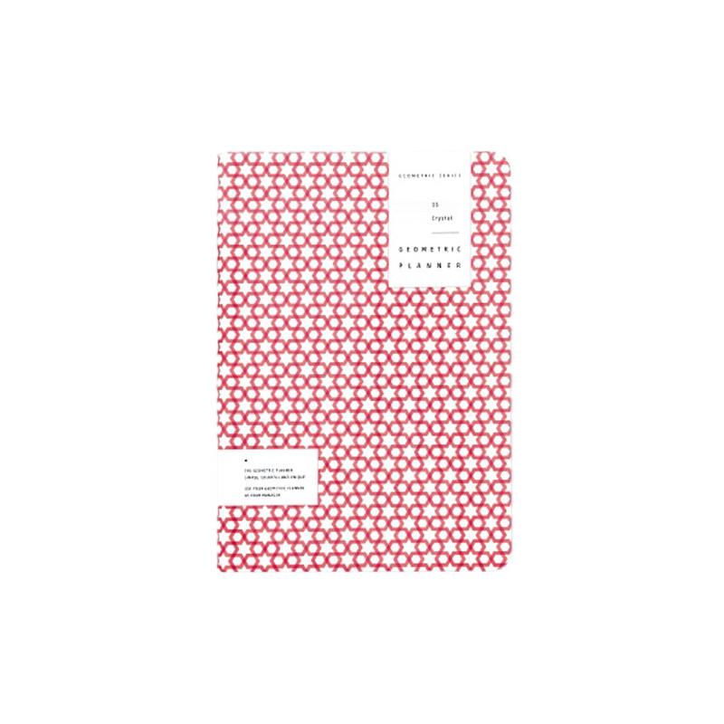 Crystal - Ardium Geometric pattern undated planner