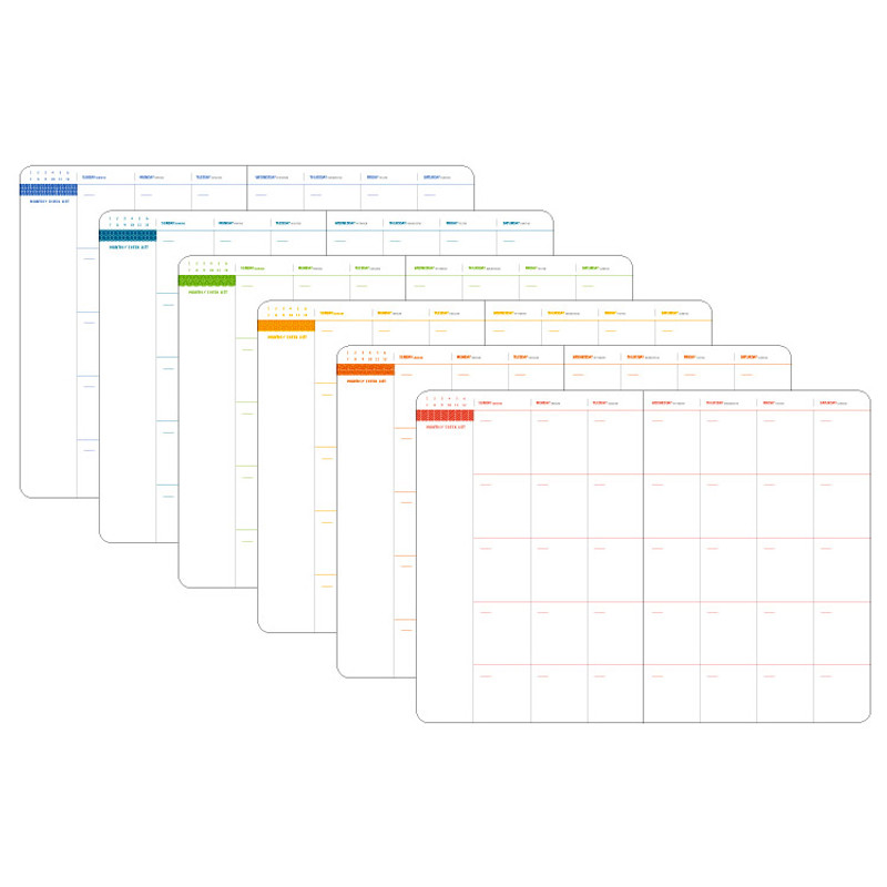 Monthly plan - 2015 Ardium Geometric pattern undated planner