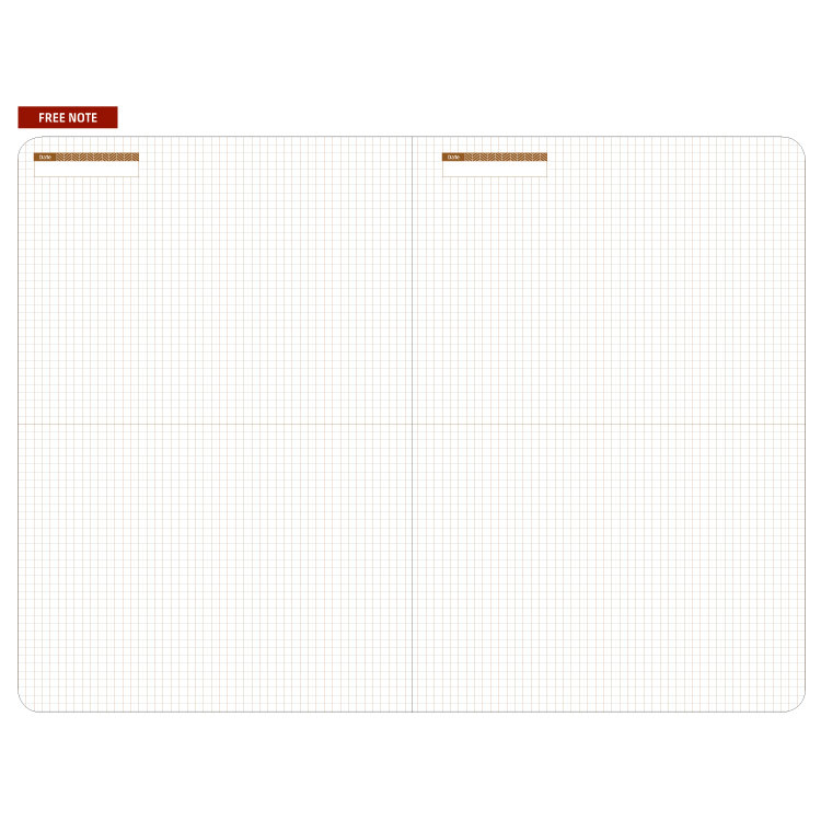 Free note - Ardium Geometric pattern undated planner