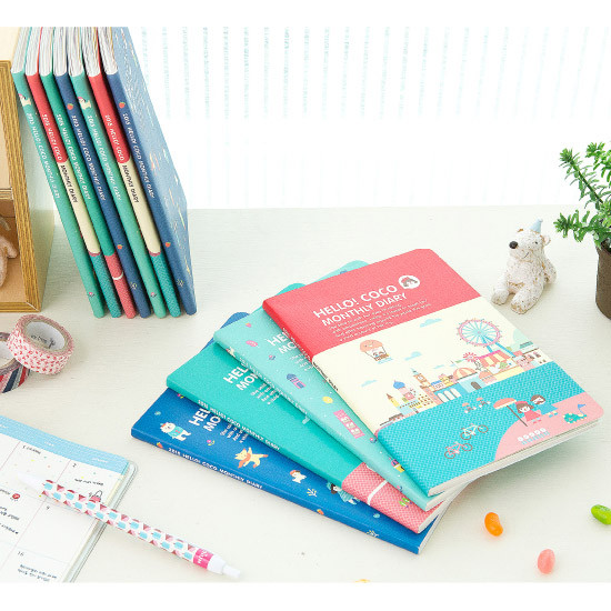 2015 Ardium Hello coco monthly dated diary