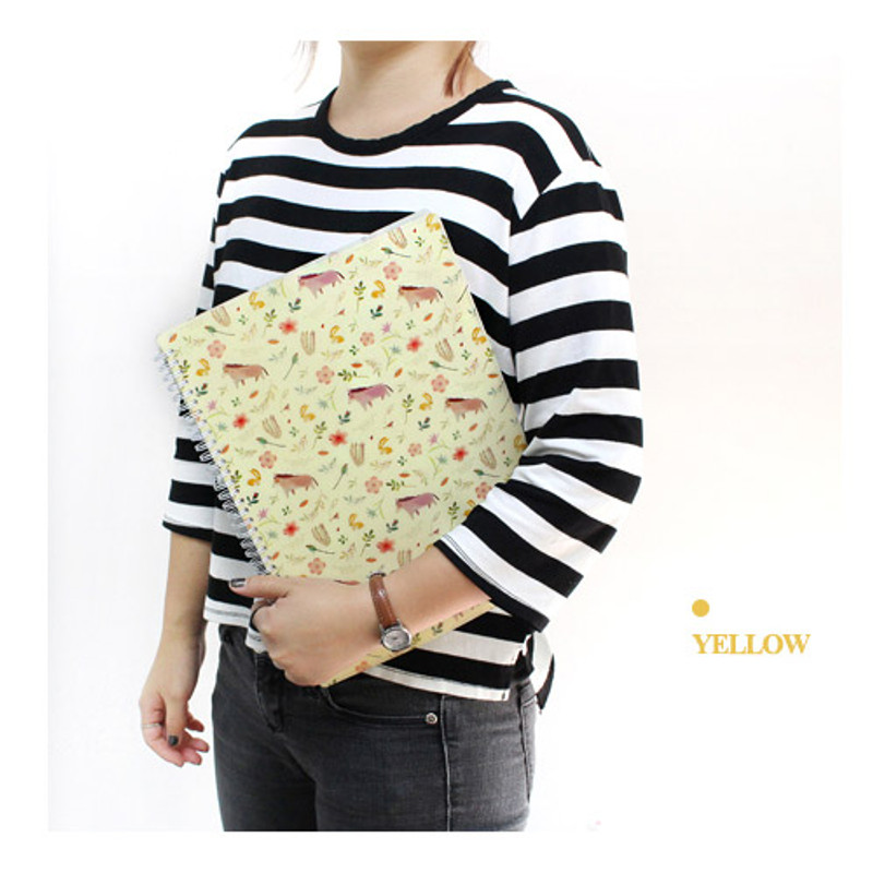 Yellow - Willow story 20 clear pockets document file holder Yellow - Willow story 20 clear pockets document file holder