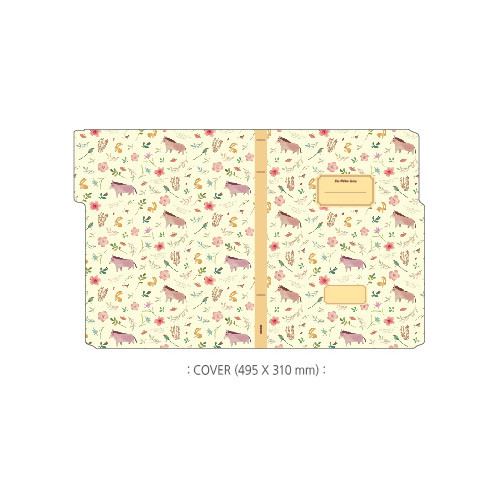 Cover of Willow story pattern file folder with top tab
