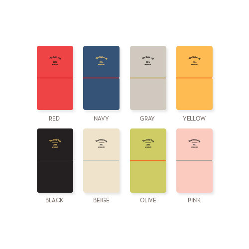Colors of 2015 Gunmangzeung My daily life dated diary