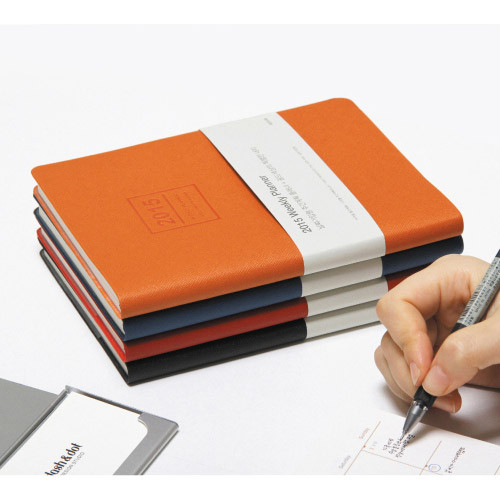 2015 Record weekly dated medium planner