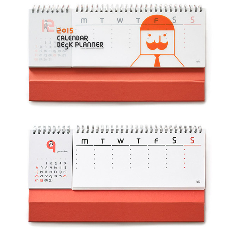 2015 Jstory Mr.Babba wirebound calendar desk planner 2015 Jstory Mr.Babba wirebound calendar desk planner