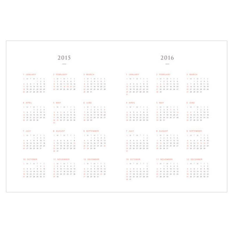 Calendar - 2015 Flower pattern wirebound dated dual monthly planner Calendar - 2015 Flower pattern wirebound dated dual monthly planner