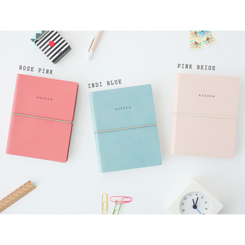 Rose pink, Indi blue, Pink beige