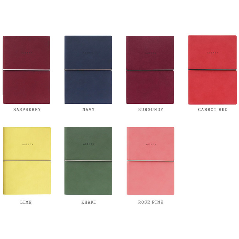 Colors of Classic agenda undated diary Colors of Classic agenda undated diary