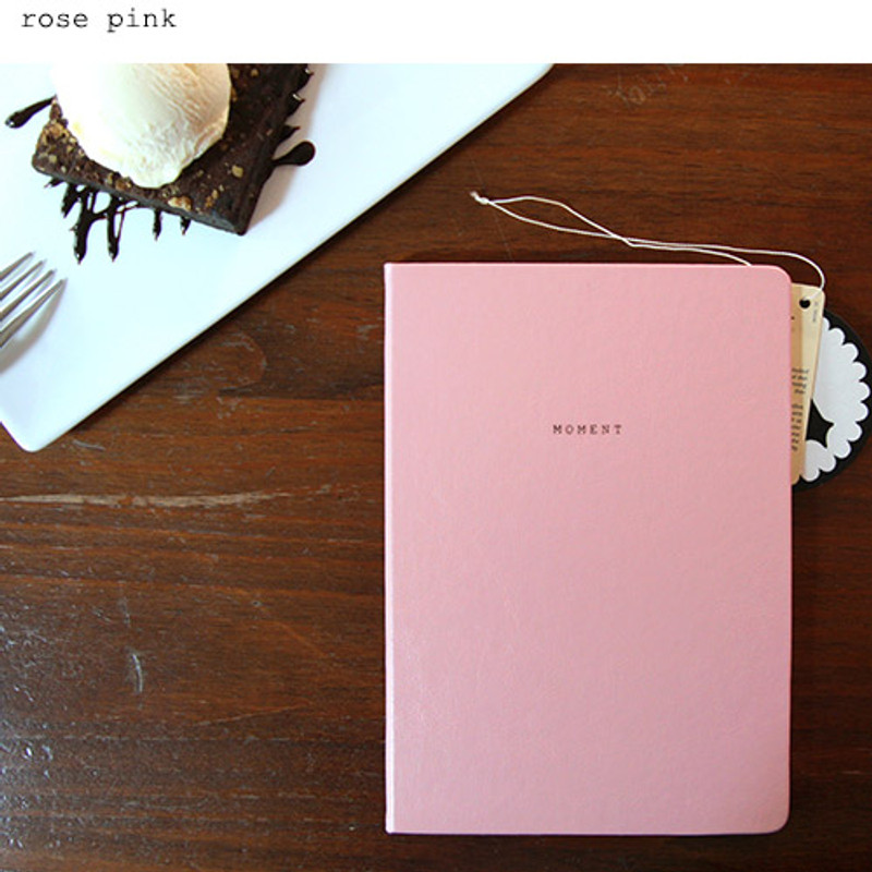 Rose pink - 2015 moment large undated diary