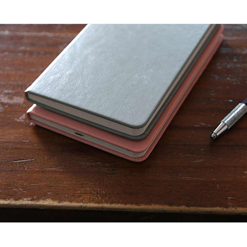 Rose pink, Gray - 2015 moment small undated diary