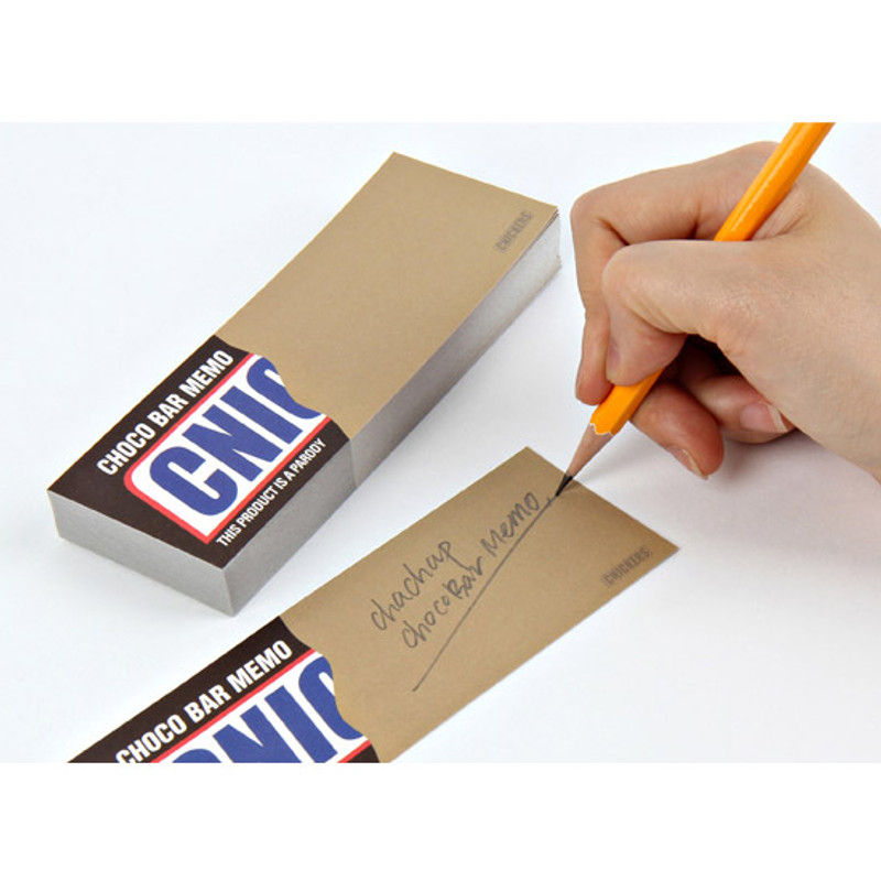 Cnickers chocobar memo pad 100 sheets Cnickers chocobar memo pad 100 sheets