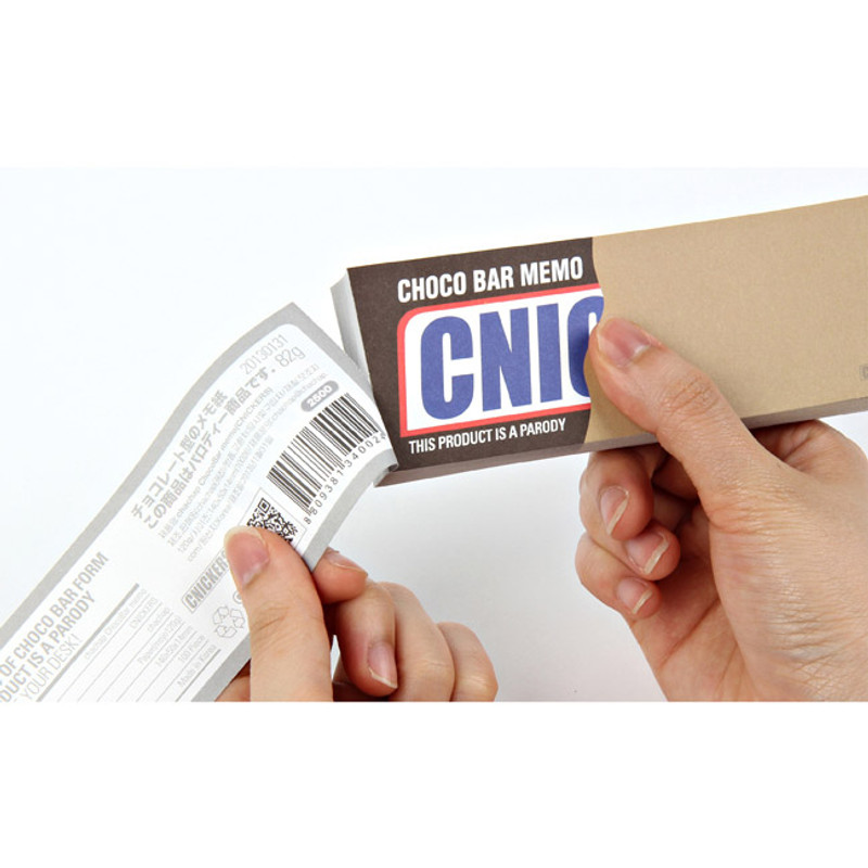Cnickers chocobar memo pad 100 sheets Cnickers chocobar memo pad 100 sheets
