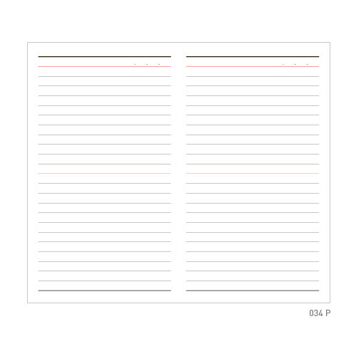 Free note - 2015 Iconic Pochette wallet undated diary