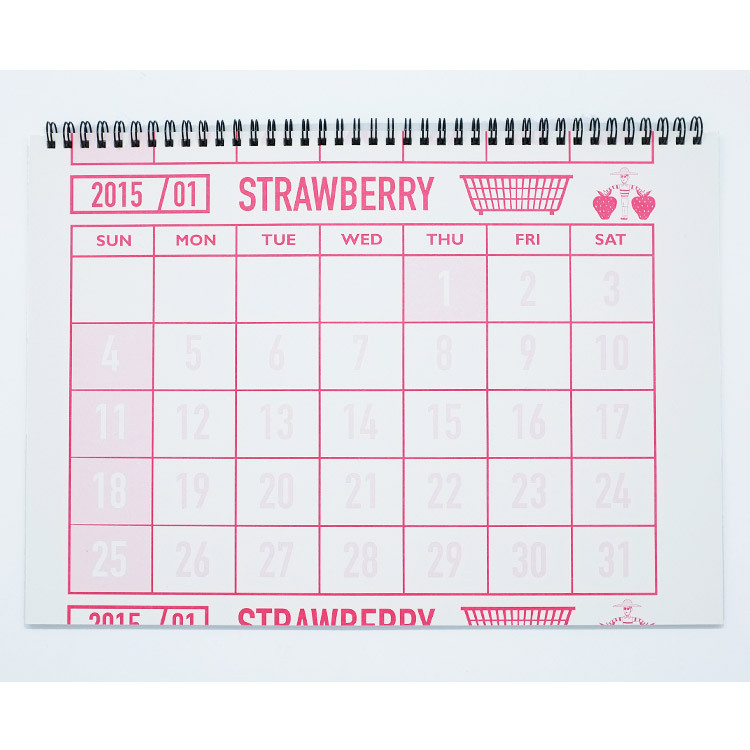 January - 2015 tabom wirebound monthly dated planner