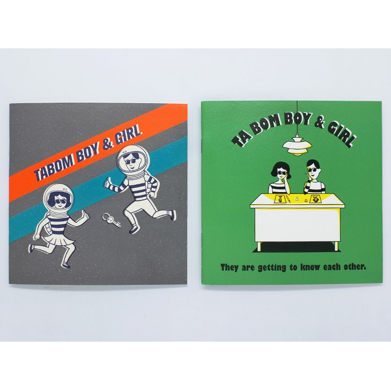 Tabom boy & girl mini notebook set