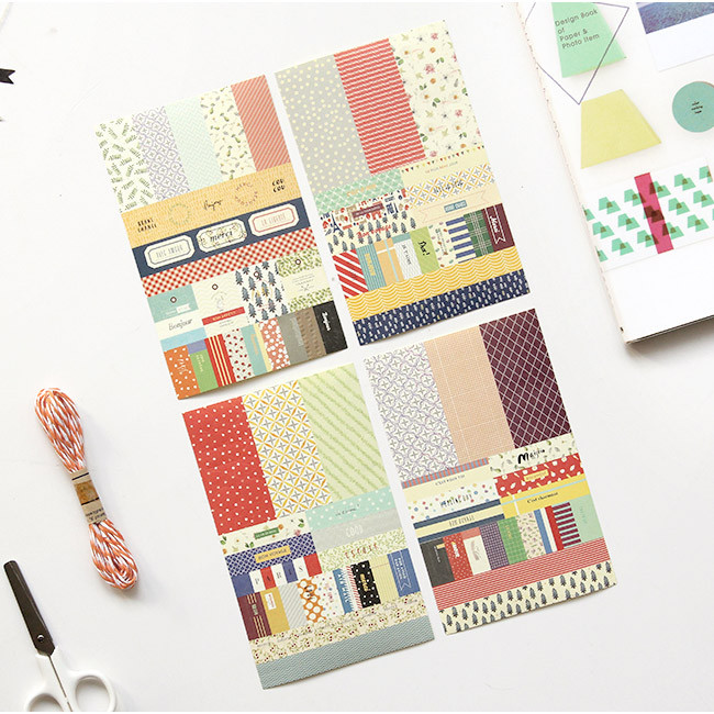 Petit deco paper sticker set 8 sheets ver.4