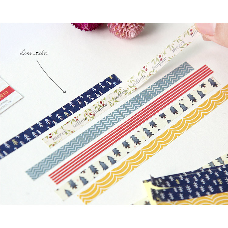 Petit deco paper sticker set 8 sheets ver.4