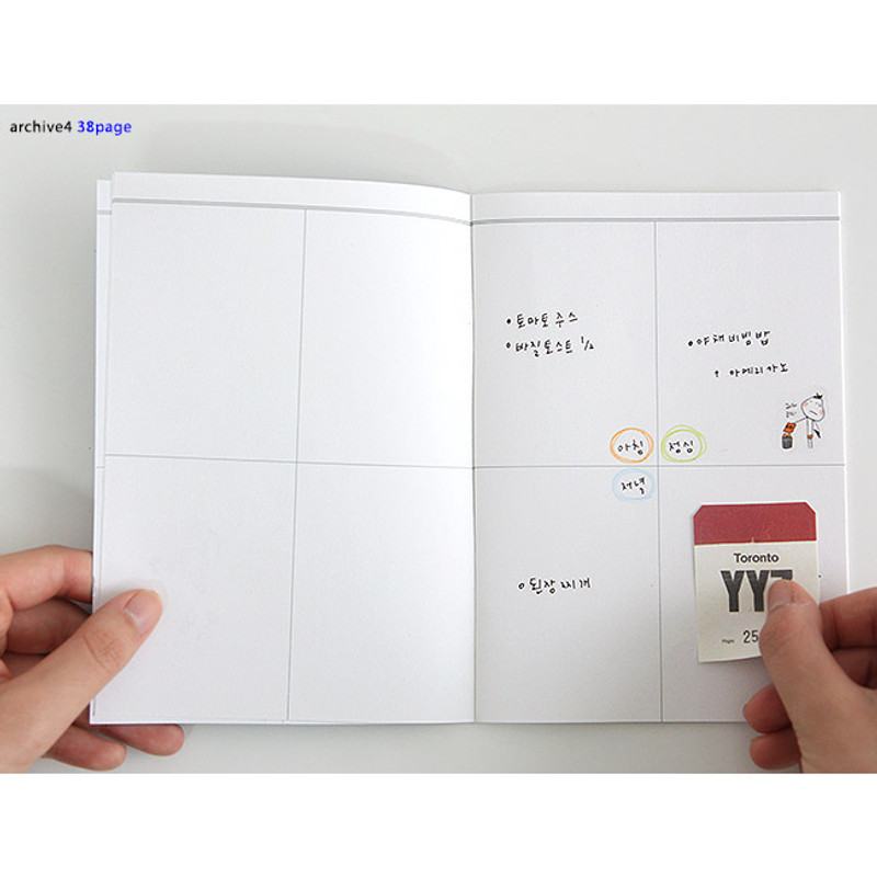 Archive 4 - Grid series notebook 38 pages
