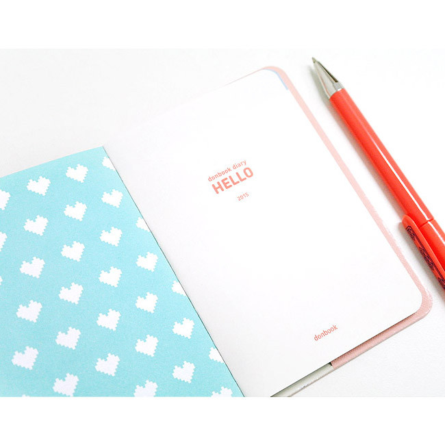 2015 Hello monthly dated diary