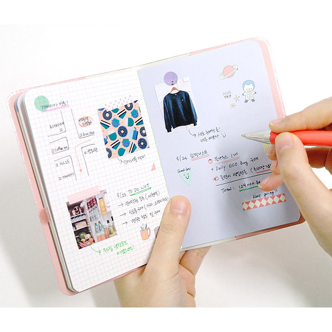 illustration - 2015 Hello monthly dated diary